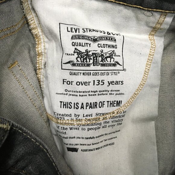 Levi's Men's Bootcut Jeans - Olive Green (Grey) - Picture 14 of 14